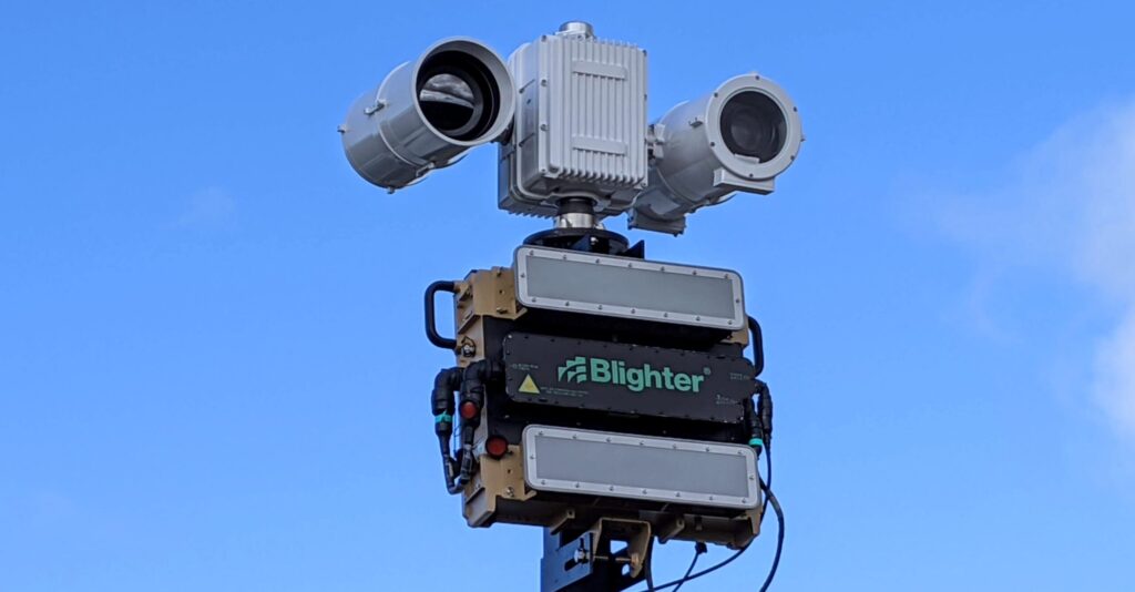 Blighter A400 Series Air Security Radar with Silent Sentinel Jaegar Camera